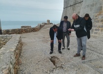 El Ayuntamiento de Peñíscola solicita la colaboración de la Generalitat en la reparación de la zona de la Porteta