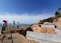 Peñíscola emprende el final de las obras en el acceso a su costa sur, tras los desperfectos del Gloria
