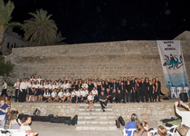 Las Bandas de Música de Gallur y Peñíscola comparten escenario en Peñíscola