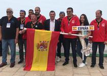 El alcalde de Peñíscola, Andrés Martínez, ha inaugurado esta tarde el Campeonato Mundial de Pesca Mar-Costa Dúos, en un acto protocolario de presentación