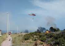 Incendio en Cap Blanc extinguido en menos de una hora 