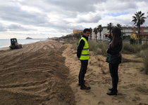 Avanzan los trabajos de regeneración y limpieza de canalizaciones en la Playa Norte