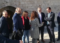 Andrés Martínez propone a la Diputación Provincial colaboración para reforzar al Castillo de Peñíscola como recurso para la reactivación turística