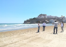 Peñíscola se prepara para la apertura de sus playas en la fase 2