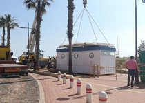 El área de Turismo del Ayuntamiento de Peñíscola renueva la totalidad de puestos de socorro de las playas urbanas.