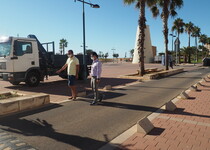 El Ayuntamiento de Peñíscola mejora la seguridad de la Avenida Papa Luna