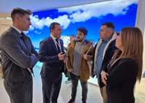 Peñíscola completa su primera jornada en FITUR reforzando su apuesta por la innovación y tejiendo alianzas con otros pueblos de película