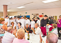 Los alumnos de español de la UP de Peñíscola visitan el restaurante pedagógico del CIPFP de Benicarló
