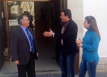 Peñíscola recibe la visita del Diputado Provincial de Cultura