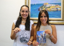 Camí de l'Ermitana y Colors de setembre, ambas de Pere Martell, portada y contraportada del Programa de Fiestas Patronales de Peñíscola 2017