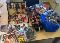 La Policía incauta más de 300 artículos que no llegarán al top manta