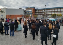 La Banda de Música de Peñíscola acompaña a la Falla Benicarló