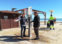 Peñíscola prepara sus playas para la Semana Santa